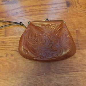 Authentic Leather Clutch Patricia Nash